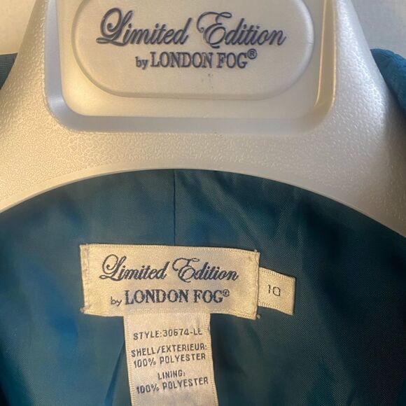 London Fog Turquoise Paisley Jacket - Picture 7 of 8